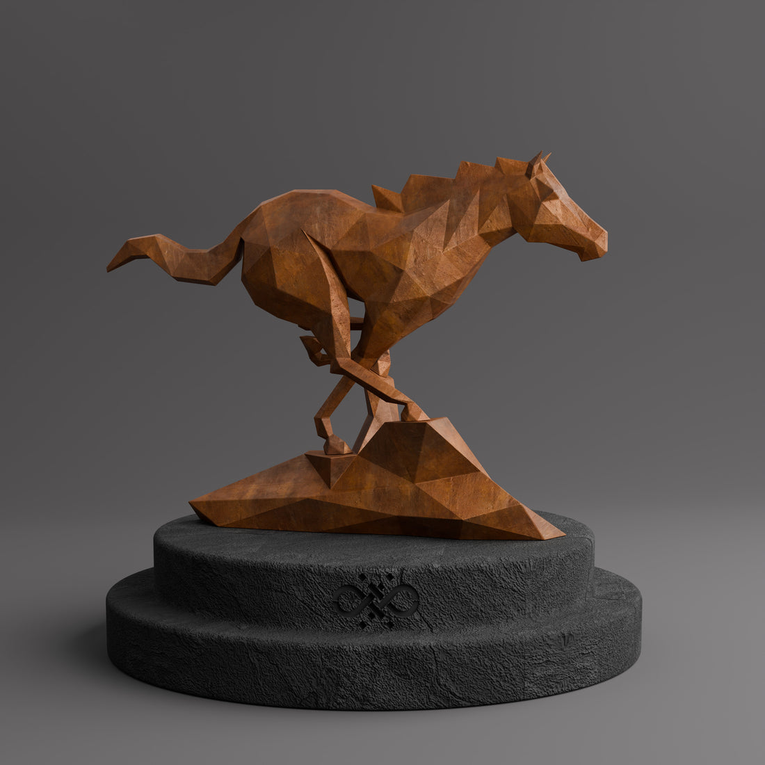 Cheval Polygone - Sculpture Origami