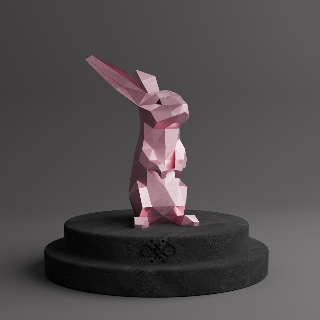 Sculpture Polygone Lapin - Sculpture Origami