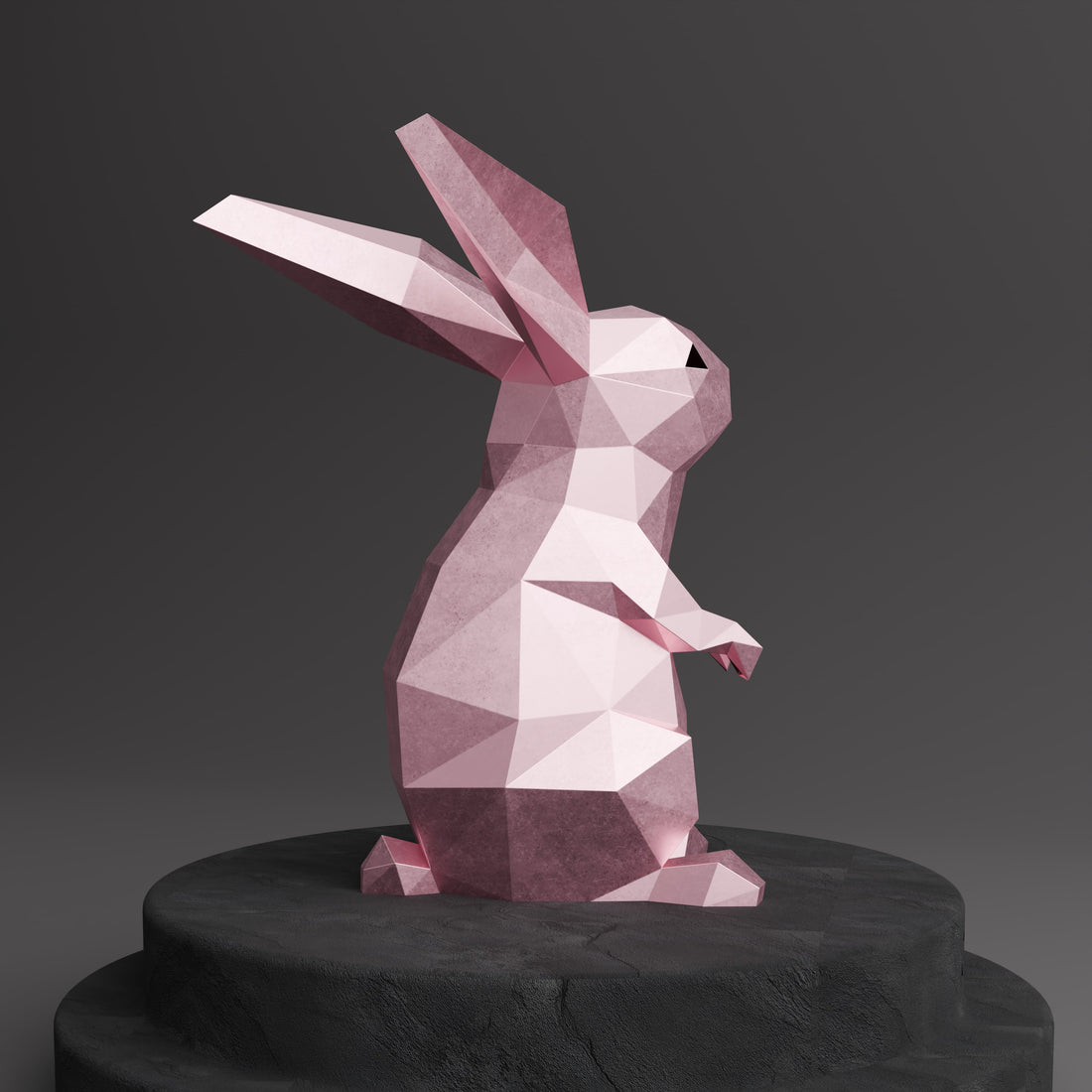 Sculpture Polygone Lapin - Sculpture Origami