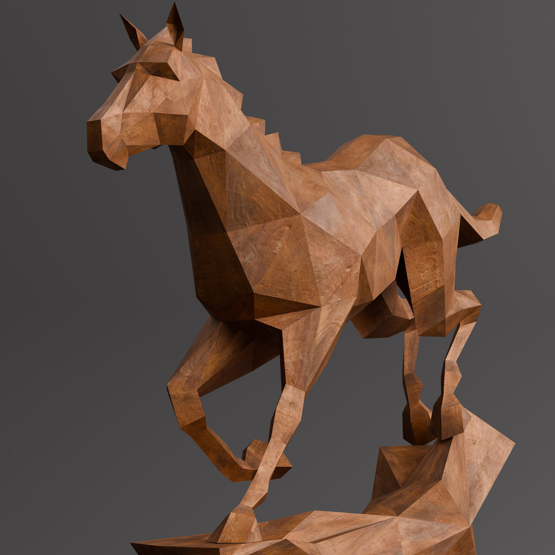 Sculpture Cheval Origami - Sculpture Origami