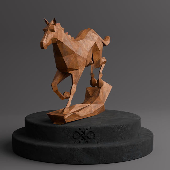 Sculpture Cheval Origami - Sculpture Origami