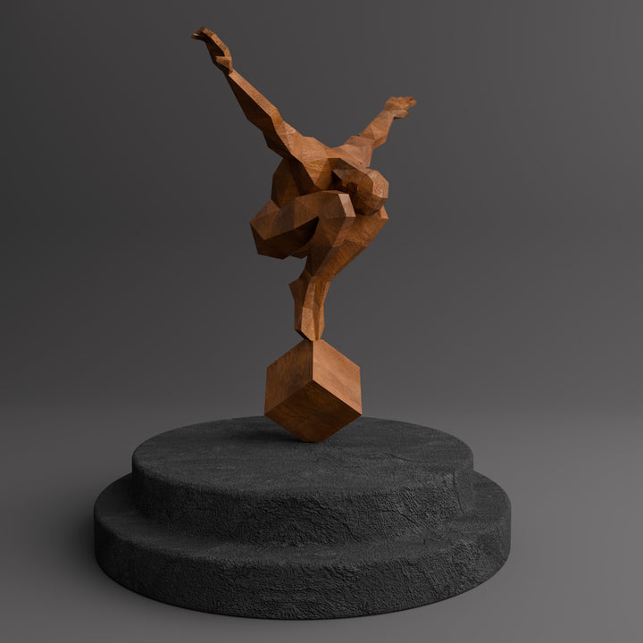 Sculpture Origami Polygonal Balance