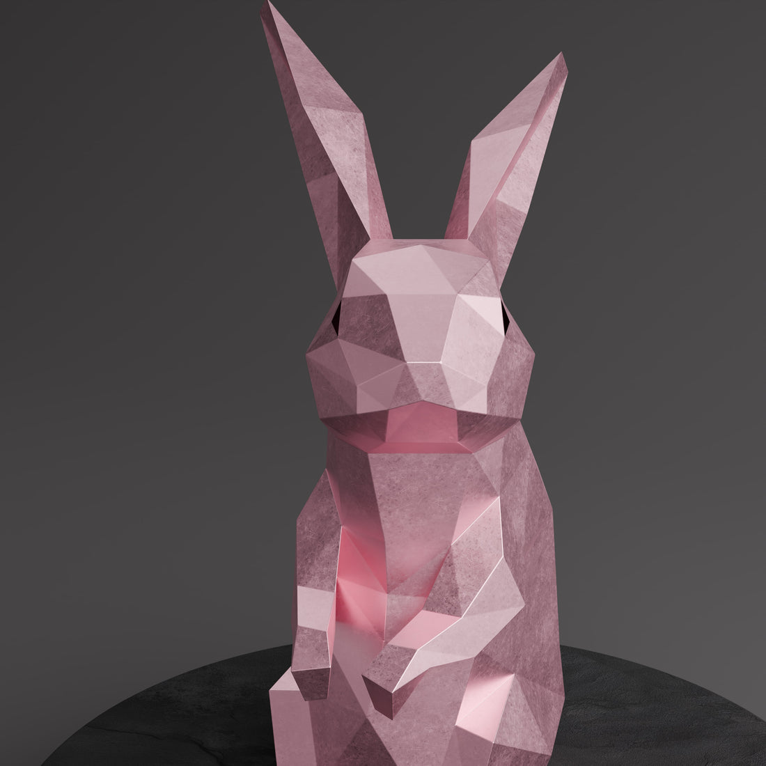 Sculpture Polygone Lapin - Sculpture Origami