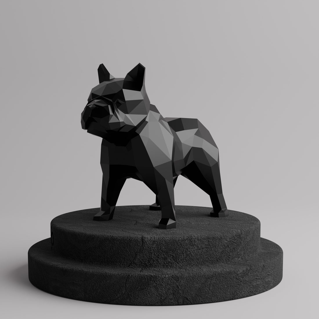 Sculpture Bulldog Origami - Sculpture Origami