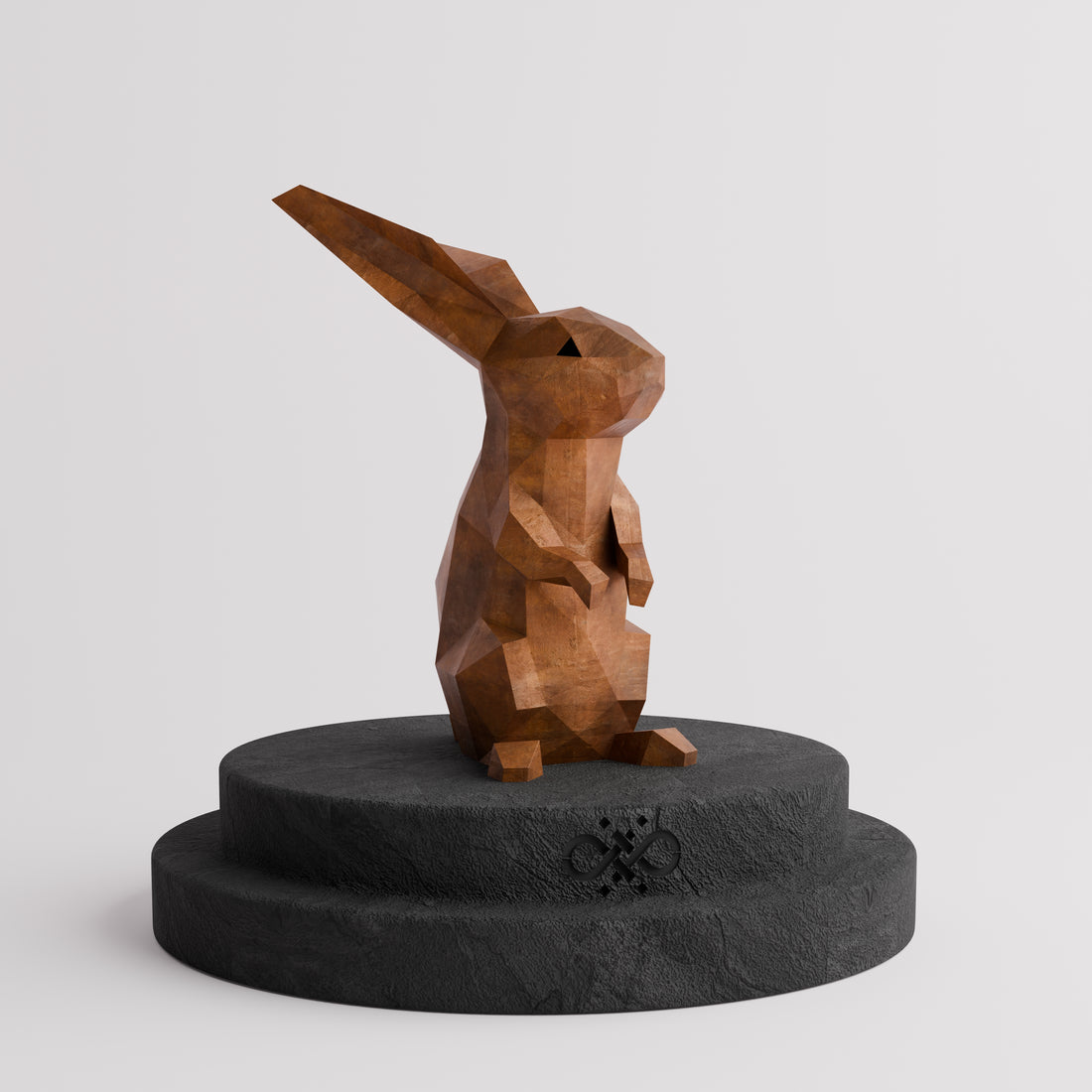 Sculpture Polygone Lapin - Sculpture Origami