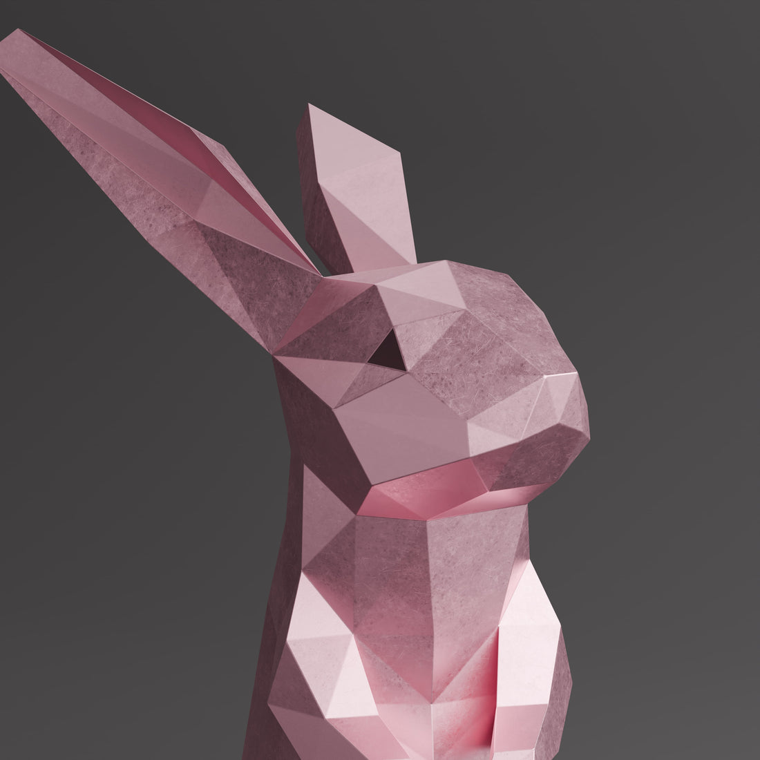 Sculpture Polygone Lapin - Sculpture Origami