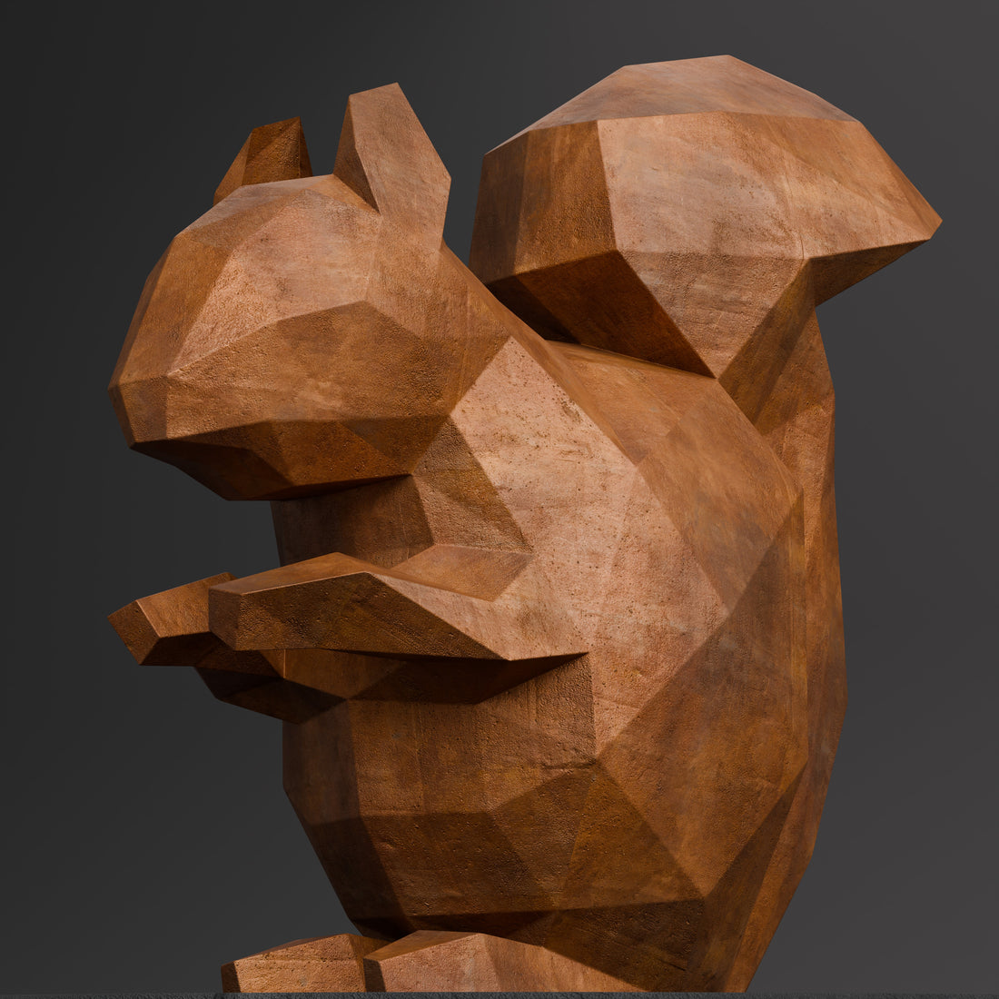 Squirrel Sculpture - Sculpture Origami